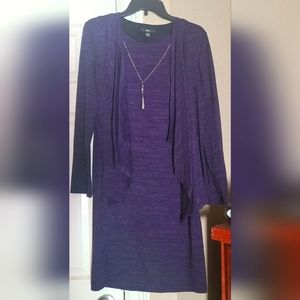 Purple Sweater Dress